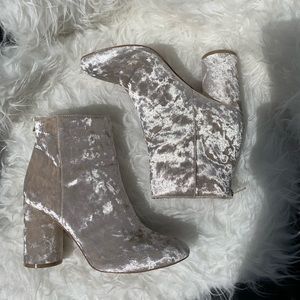 Velvet Booties